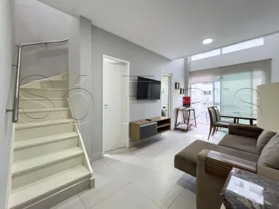 Apartamento com 1 Quarto para alugar, 80m² no Vila Nova Conceição, São Paulo