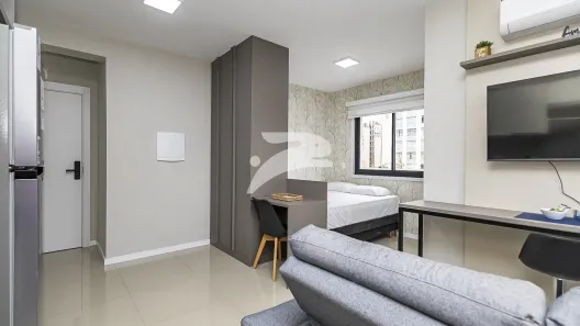 Apartamento com 1 Quarto para alugar, 27m² no Centro, Curitiba