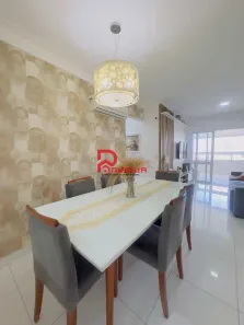 Apartamento com 3 Quartos para alugar, 114m² no Boqueirão, Praia Grande