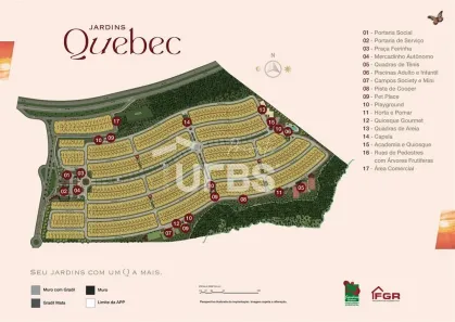 Lote/Terreno à venda, 415m² no Jardins Quebec, Senador Canedo