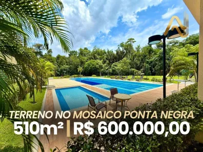 Lote/Terreno à venda, 510m² no Ponta Negra, Manaus