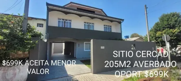 Sobrado com 3 Quartos à venda, 206m² no Sítio Cercado, Curitiba