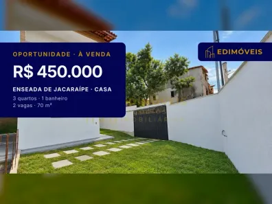Casa com 3 Quartos à venda, 70m² no Enseada de Jacaraípe, Serra