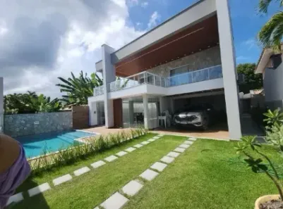Casa de Condomínio com 4 Quartos à venda, 400m² no Busca Vida (Abrantes), Camaçari