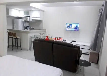 Flat com 1 Quarto para alugar, 40m² no Itaim Bibi, São Paulo