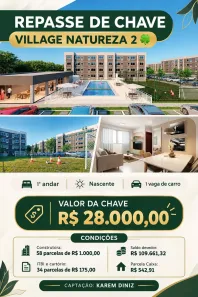 Apartamento com 2 Quartos à venda, 44m² no Lima Verde, Paço do Lumiar
