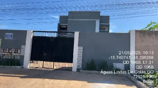 Apartamento com 2 Quartos à venda, 51m² no Parque da Barragem Setor 10, Águas Lindas de Goiás