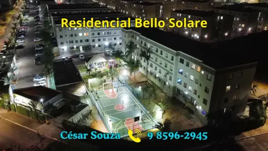 Apartamento com 2 Quartos para alugar, 44m² no Parque Esplanada II, Valparaíso de Goiás
