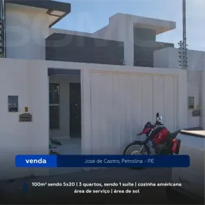 Casa com 3 Quartos à venda, 100m² no Loteamento Recife, Petrolina