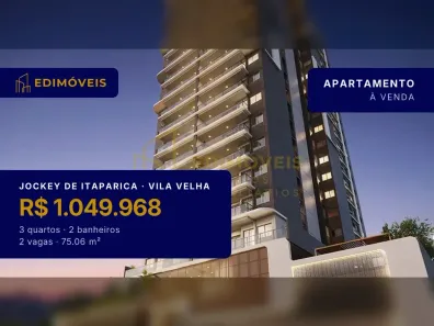 Apartamento com 3 Quartos à venda, 75m² no Jockey de Itaparica, Vila Velha