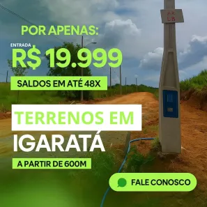 Lote/Terreno à venda, 600m² no Águas de Igaratá, Igaratá