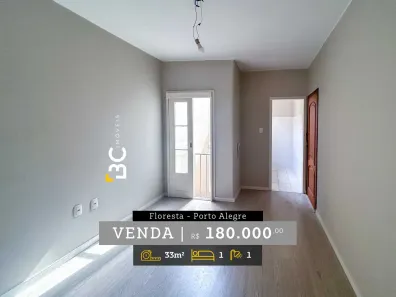 Apartamento com 1 Quarto à venda, 33m² no São Geraldo, Porto Alegre