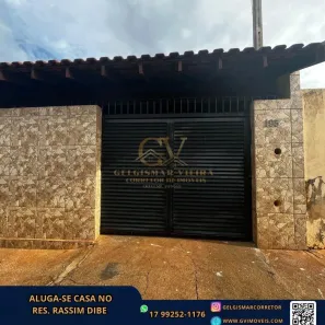 Casa com 1 Quarto para alugar, 10m² no Residencial Rassim Dibe, Bebedouro