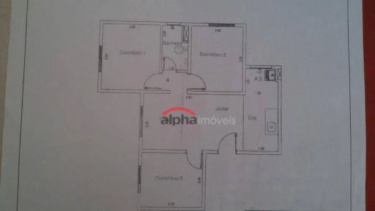 Apartamento com 3 Quartos à venda, 50m² no Vila São Francisco, Hortolândia