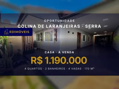 Casa com 4 Quartos à venda, 170m² no Colina de Laranjeiras, Serra