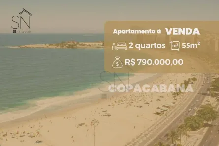 Apartamento com 3 Quartos à venda, 55m² no Copacabana, Rio de Janeiro