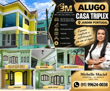Casa de Condomínio com 3 Quartos para alugar, 279m² no Parque Guajará (Icoaraci), Belém