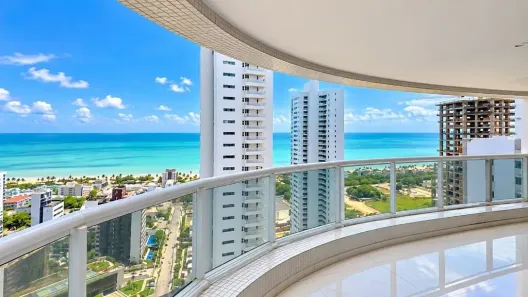 Apartamento com 4 Quartos para alugar, 335m² no Altiplano Cabo Branco, João Pessoa