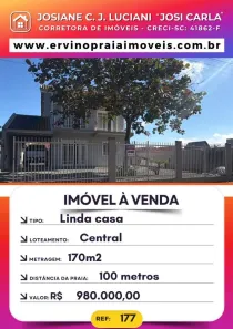 Casa com 4 Quartos à venda, 170m² no Praia do Ervino, São Francisco do Sul
