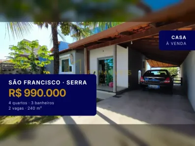 Casa com 4 Quartos à venda, 240m² no São Francisco, Serra