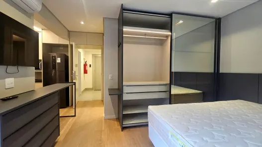Apartamento com 1 Quarto para alugar, 33m² no Sumaré, São Paulo