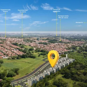 Apartamento com 2 Quartos à venda, 44m² no Jardim Aeroporto, Ribeirão Preto