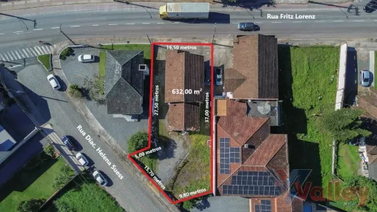 à venda, 632m² no Quintino, Timbó
