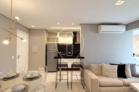 Apartamento com 1 Quarto à venda, 55m² no Cidade Monções, São Paulo