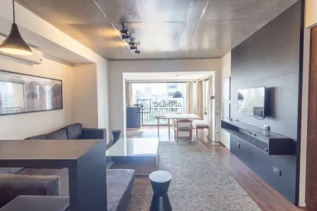 Apartamento com 1 Quarto para alugar, 80m² no Cidade Monções, São Paulo