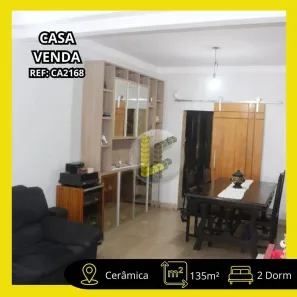 Casa com 2 Quartos à venda, 135m² no Cerâmica, São Caetano do Sul