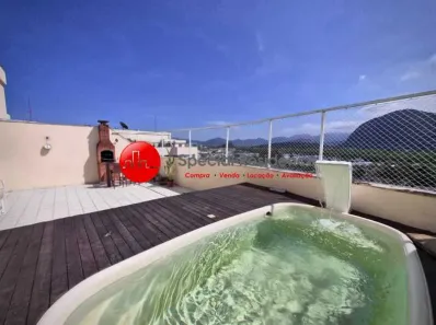 Cobertura com 2 Quartos para alugar, 156m² no Recreio dos Bandeirantes, Rio de Janeiro