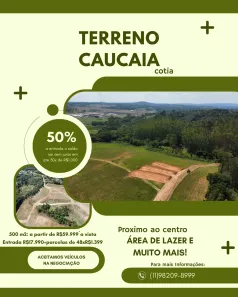 Lote/Terreno à venda, 500m² no Centro (Caucaia do Alto), Cotia