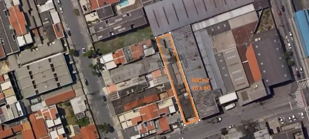 Lote/Terreno para alugar, 1m² no Vila Pires, Santo André