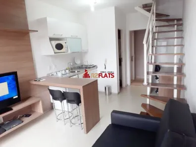 Flat com 1 Quarto para alugar, 37m² no Cidade Monções, São Paulo