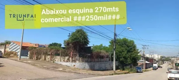 Lote/Terreno à venda, 270m² no Jardim Antônio Cassillo, Votorantim