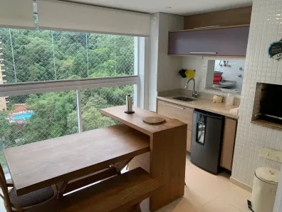 Apartamento com 2 Quartos para alugar, 90m² no Pitangueiras, Guarujá