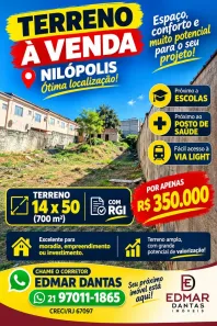 Lote/Terreno à venda, 700m² no Centro, Nilópolis