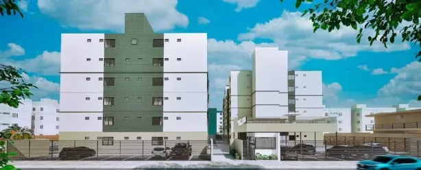 Apartamento com 2 Quartos para alugar, 62m² no Portal do Sol, João Pessoa