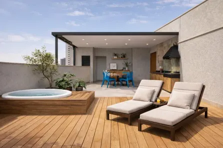 Cobertura com 2 Quartos à venda, 121m² no Vila Assunção, Santo André