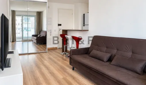 Apartamento com 1 Quarto para alugar, 49m² no Campo Belo, São Paulo