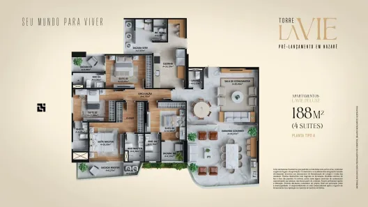 Apartamento com 4 Quartos à venda, 188m² no Nazaré, Belém