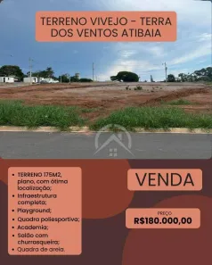 Lote/Terreno à venda, 175m² no Jardim Colonial, Atibaia