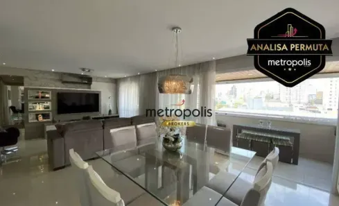 Apartamento com 3 Quartos à venda, 128m² no Centro, Santo André