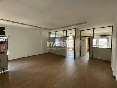 Sala Comercial para alugar, 87m² no Vila Mathias, Santos