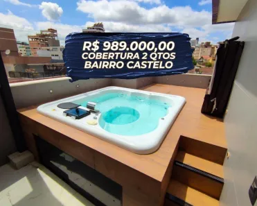 Cobertura com 2 Quartos à venda, 120m² no Castelo, Belo Horizonte