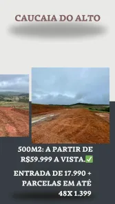 Lote/Terreno à venda, 500m² no Altos de Caucaia (Caucaia do Alto), Cotia
