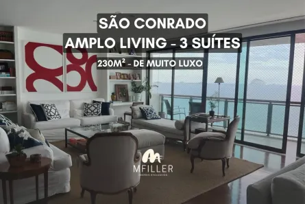 Apartamento com 3 Quartos à venda, 230m² no São Conrado, Rio de Janeiro