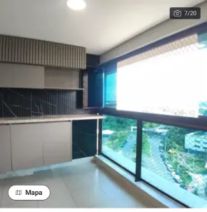Apartamento com 3 Quartos para alugar, 130m² no Alphaville I, Salvador