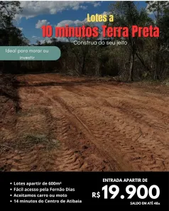 Lote/Terreno à venda, 600m² no Terra Preta (Terra Preta), Mairiporã