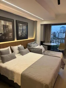Apartamento com 1 Quarto para alugar, 24m² no Vila Cordeiro, São Paulo